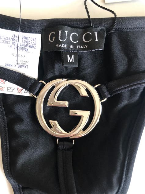 gucci g string bikini|Tom Ford’s 1997 Gucci G.